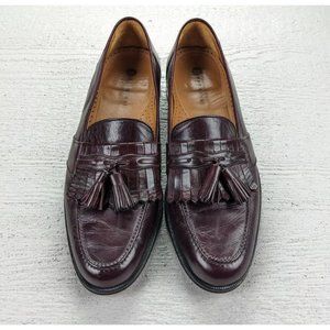 Magnanni Men’s US 12N Shoes 9341 Burgundy Tassel Slip On Leather Loafer